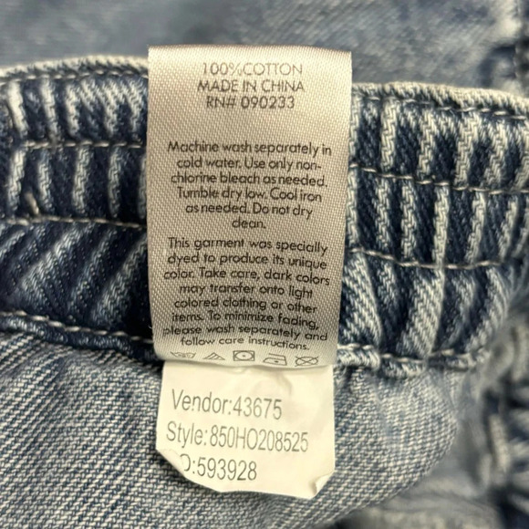 Pacsun Cargo Jeans Elastic Waist Tapered Leg Retro Utility Pants Size Small - Picture 10 of 11